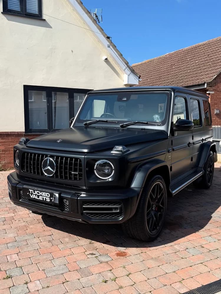 Mercedes G Wagon after a full valet in Norfolk